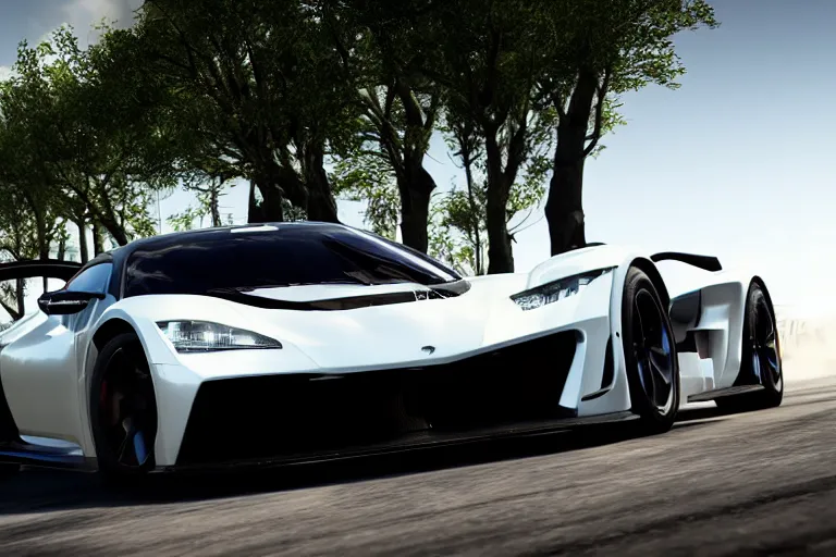 Image similar to photo wallpaper sport car gran turismo 7 forza horizon need for speed fast and furious 5 unreal engine supercar hypercar game concept car octane render, 4 khd 2 0 2 2 3 d cgi rtx style chrome reflexion global illumination ray tracing hdr arstation pixar and disney unreal