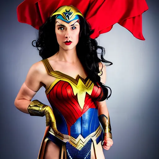 Image similar to wonderwoman, photograph by peter kemp