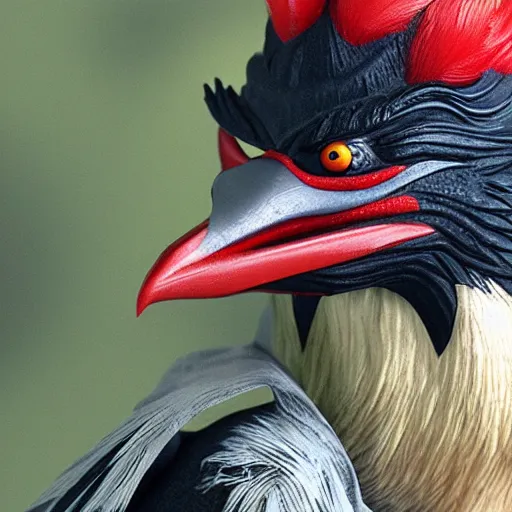 Prompt: a still of tengu, realistic, photorealistic, detailed,