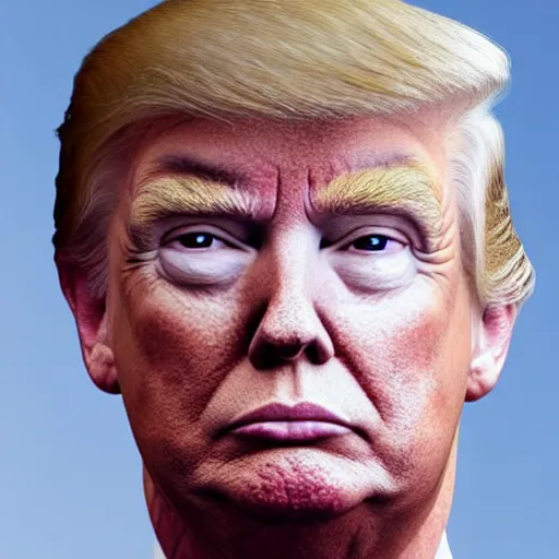 Prompt: a malnourished Donald Trump, 8k, high definition, highly detailed, photo-realistic