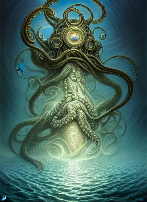 cthulu emerging from ocean, a scenic dystopian | Stable Diffusion | OpenArt