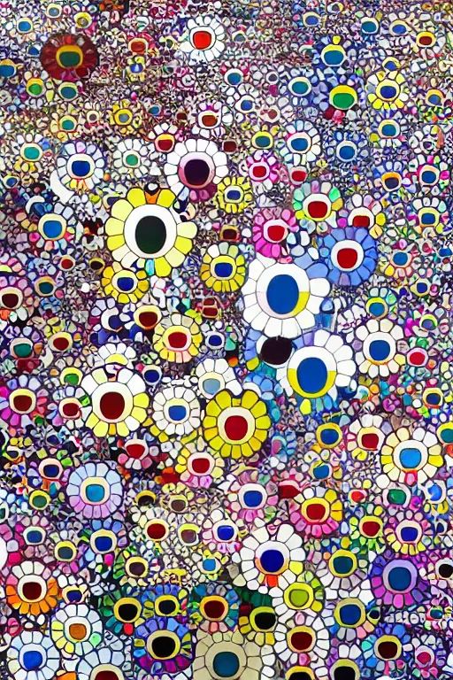 Image similar to artwork by Takashi Murakami