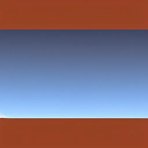 Prompt: View of Mars with blue atmosphere from pole to pole. Visible north polar cap.