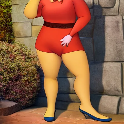 Prompt: curvy velma from scooby doo in a Disney movie,