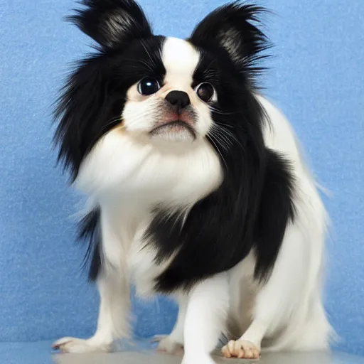 Image similar to a carton japanese chin, studio ghibli style