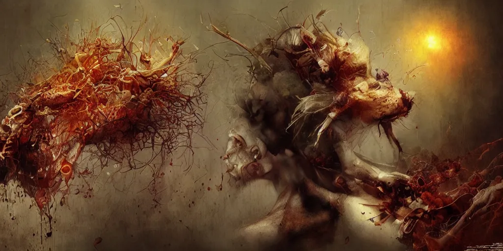 Image similar to The end of an organism, by ryohei hase