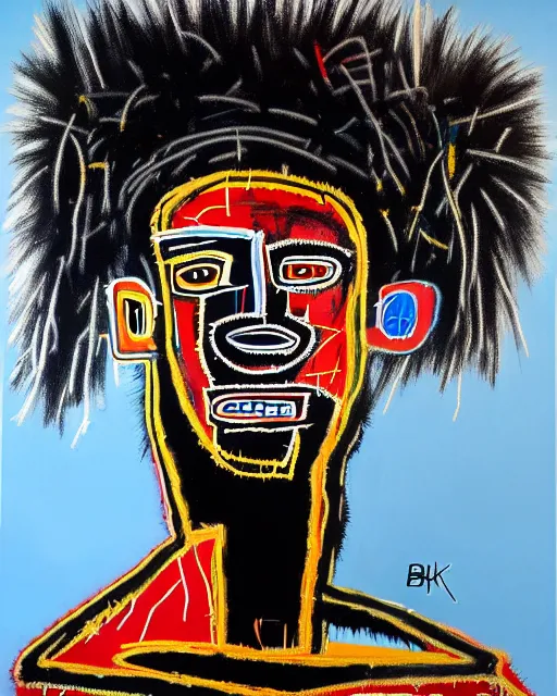 Image similar to a extremely ultra highly detailed majestic hi - res beautiful immaculate head and shoulders award winning painting stunning masterpiece of the face of a ultra highly detailed strong black african man by jean - michel basquiat, 8 k, high textures, ultra hyper sharp, insanely detailed and intricate, super detailed, 8 k hdr ultra high quality