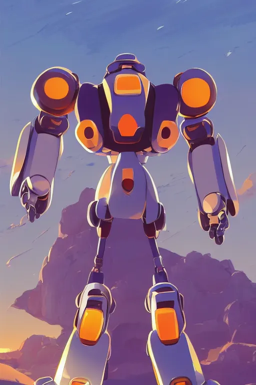 Image similar to metabots medabots medarotto medarot robot minimalist comics, behance hd by jesper ejsing, by rhads, makoto shinkai and lois van baarle, ilya kuvshinov, rossdraws global illumination ray tracing hdr radiating a glowing aura