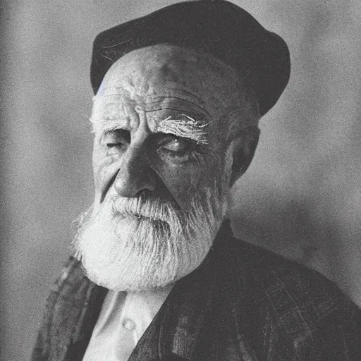 Prompt: a photo of an old man