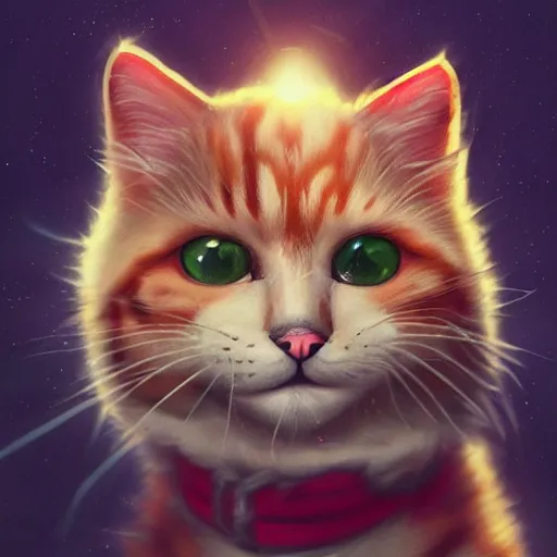 Prompt: cat theme logo, cat theme banner, cat design, a smiling cat, art photography style, trending on artstation, warm light, lovely and cute, fantasy art, 8 k resolution, cynical realism