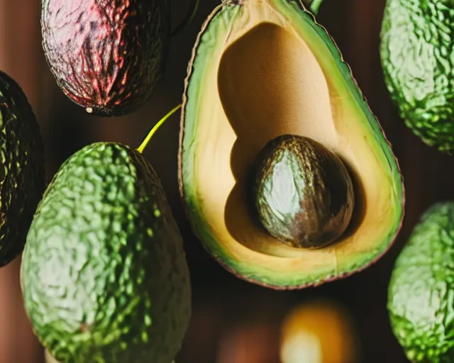 Prompt: 8 5 mm photography of elon musk the avocado man, dof and bokeh