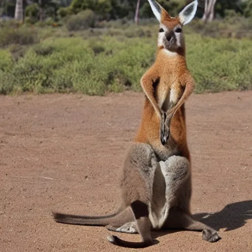 Prompt: kangaroo jack