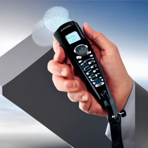 Image similar to Walkie talkie advertisement, commercial, promotion box