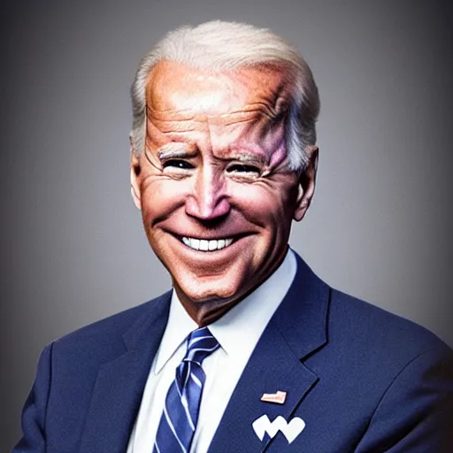 Prompt: Joe Biden crossfaded into Dark Brandon, photoshop