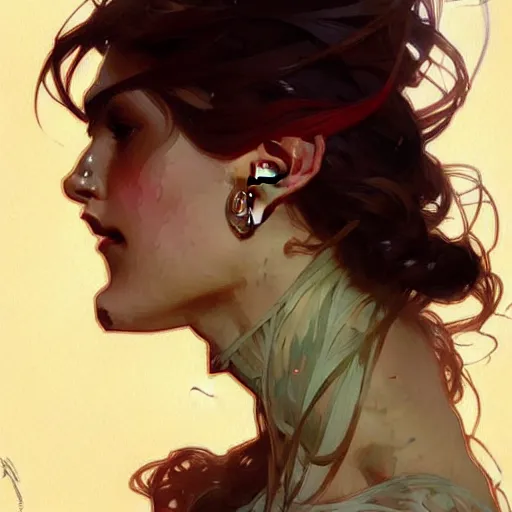 Prompt: digital character concept art by artgerm greg rutkowski alphonse mucha. hd portrait of a expressive princess. hyper detailed, cute overbite, intricate, elegant, digital painting, artstation, smooth, sharp focus