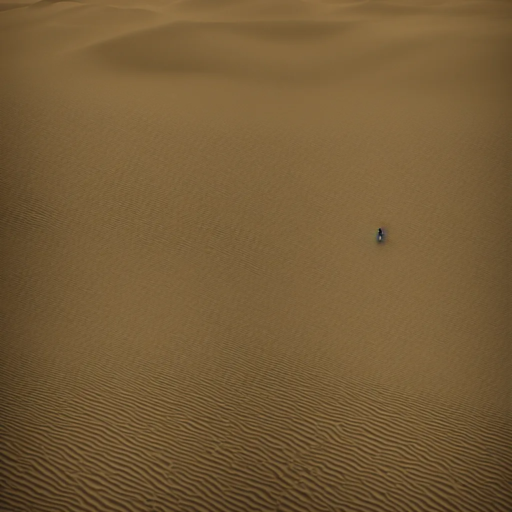 Image similar to https://s.mj.run/syHUBvfwwwI [david and goliath in green armor] [clash on a battlefield], [desert dunes], wide angle shot, depth of field, ultra-high details, artstation trending, octane render, unreal engine, 8k, photography