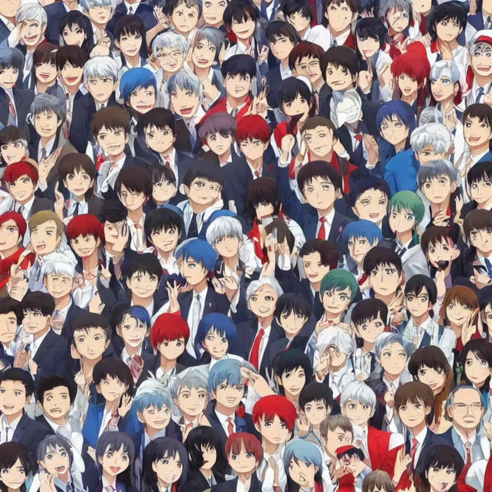 Prompt: candidates for next 2 0 2 4 presidential election anime ghibli