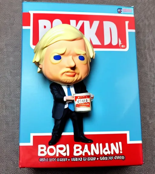 Image similar to NEW LISTING 'boris johnson holding can of baked beans' funko pop still sealed in box, ebay listing