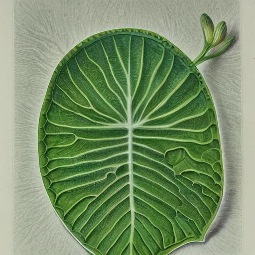 Prompt: the finest, restored, hyper-detailed, botanical illustration of a lily pad, by Elizabeth Twining