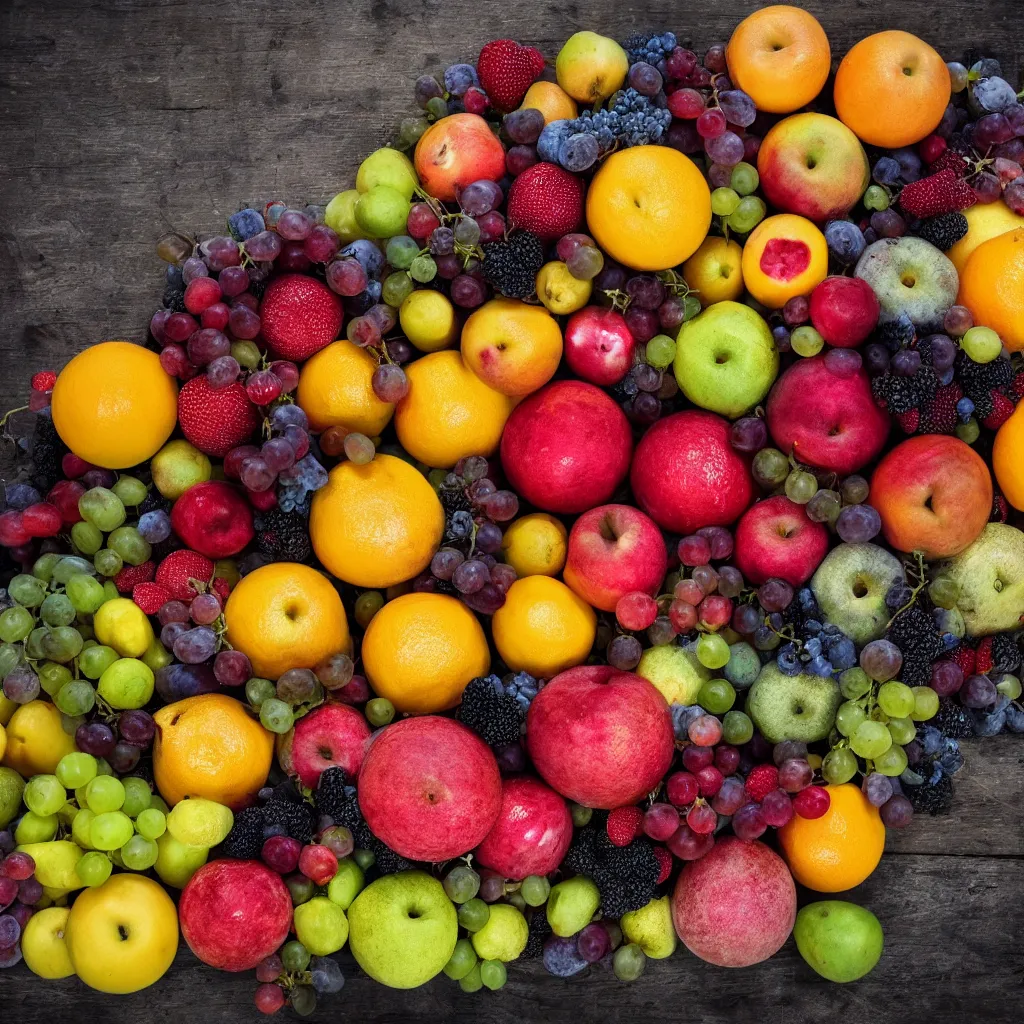 Prompt: 8 k award winning photo of fruits