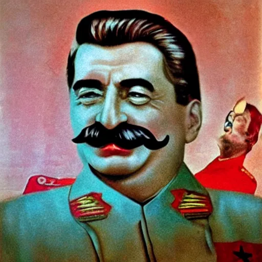 Prompt: Stalin in Dalì's style