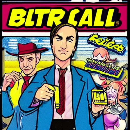 Prompt: better call saul nintendo game 1 9 9 0