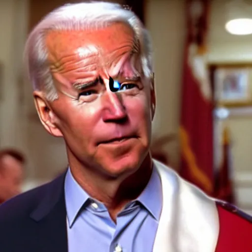 Prompt: film still of joe biden with a muscular body starring in philadelphia