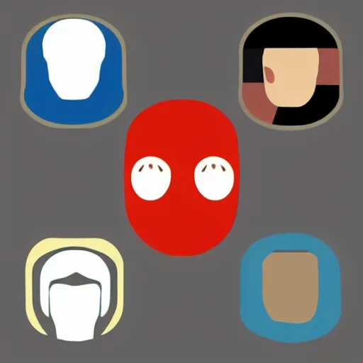 Prompt: face icon vector minimalist 3 do interactive multiplayer by artstation loftis cory fanart