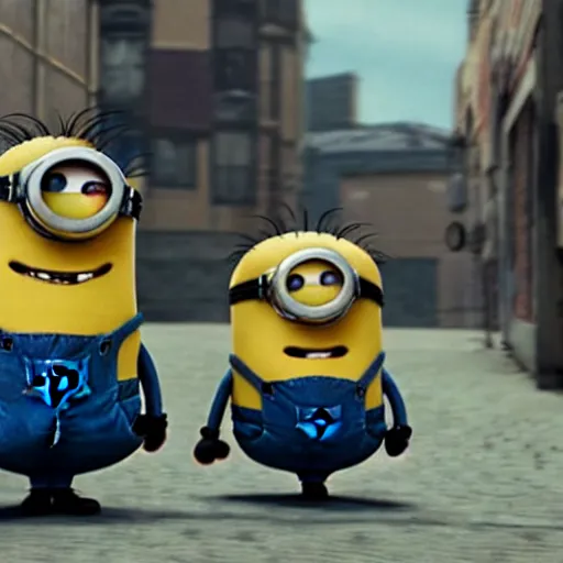 Prompt: (minions), fight club!!