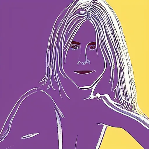 Image similar to “ jennifer aniston retro minimalist portrait by jean giraud, art of moebius, sharp, smooth face, comic, 8 k ”