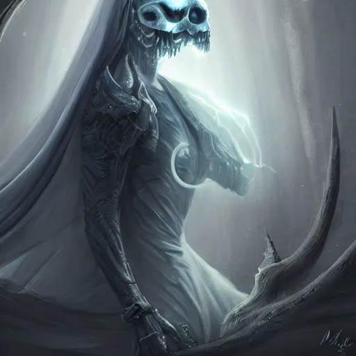 Prompt: A richly detailed realistic fantasy digital art of a specter phantom by Markus Neidel, krita masterpiece trending on artstation