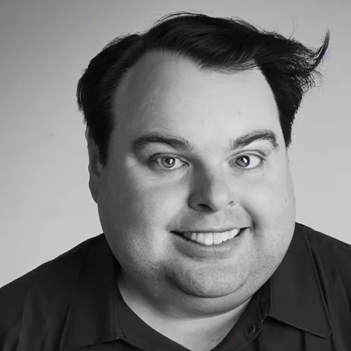 Image similar to rich evans, head and shoulders studio photo