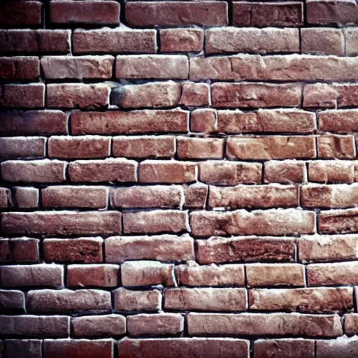 Image similar to a stock photo image of a render of a wall collapsing brick by brick