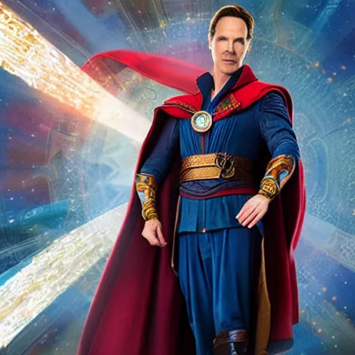 Prompt: a still of gob bluth as doctor strange in doctor strange ( 2 0 1 6 )