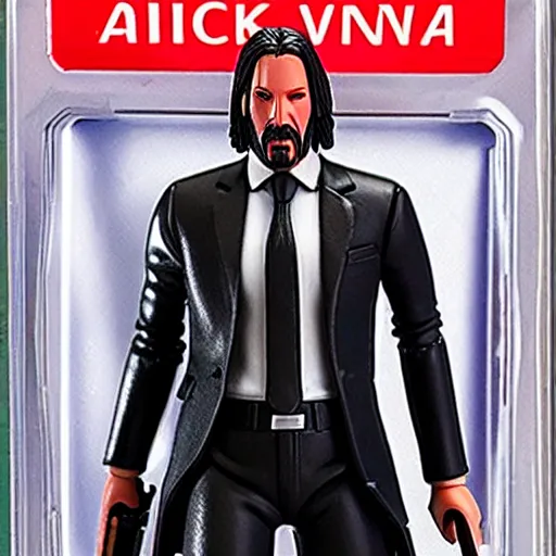 Image similar to john wick action figure