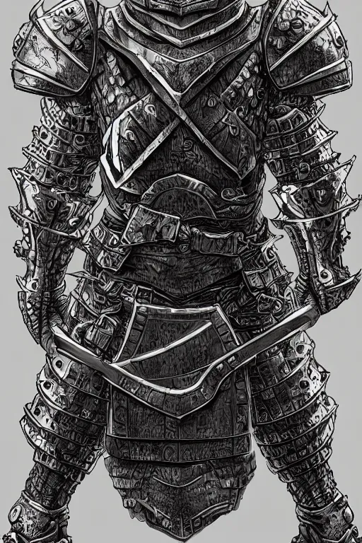 Image similar to human warrior, toad themed armour, bog, symmetrical, highly detailed, digital art, sharp focus, trending on art station, kentaro miura manga art style