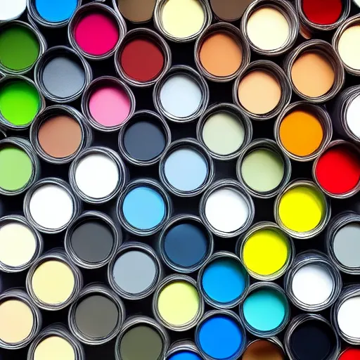 Image similar to can of paint, minimal, modern, colors, mix