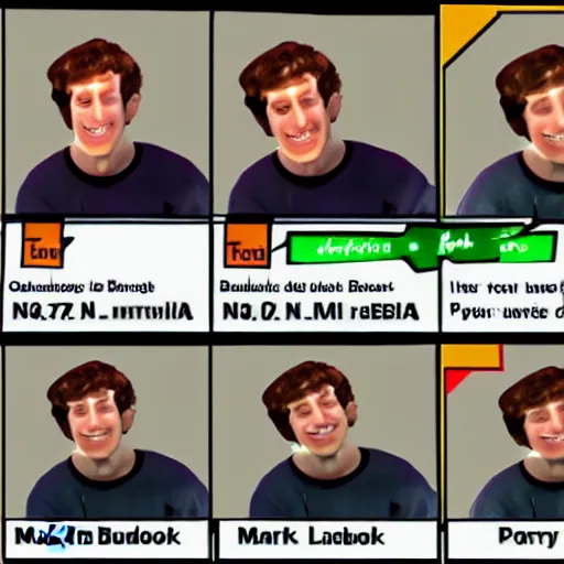 Image similar to mark zuckerberg as n 6 4 character