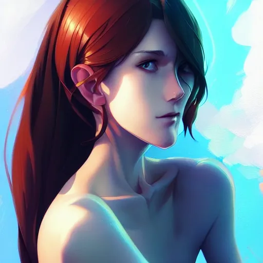 Image similar to evan rachel wood, portrait shinkai makoto studio ghibli studio key hideaki anno sakimichan stanley artgerm lau rossdraws james jean marc simonetti elegant highly detailed digital painting artstation pixiv