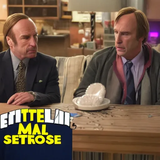 Image similar to highly detailed shot of better call saul cross over with mickey mouse house season finale