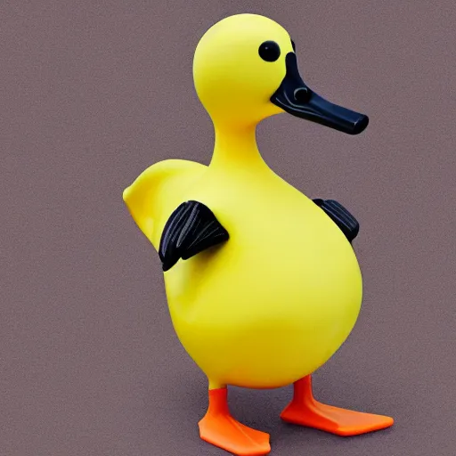 Prompt: duck with arms