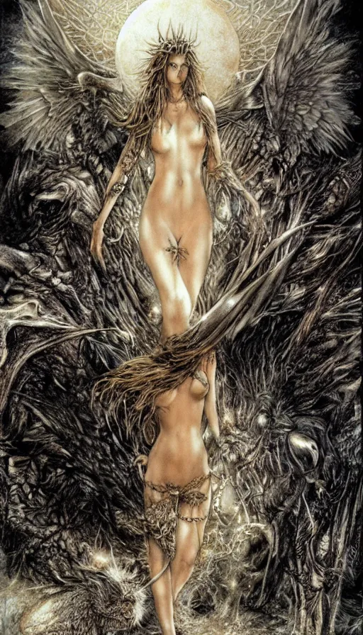 Image similar to the end of the world, by luis royo,