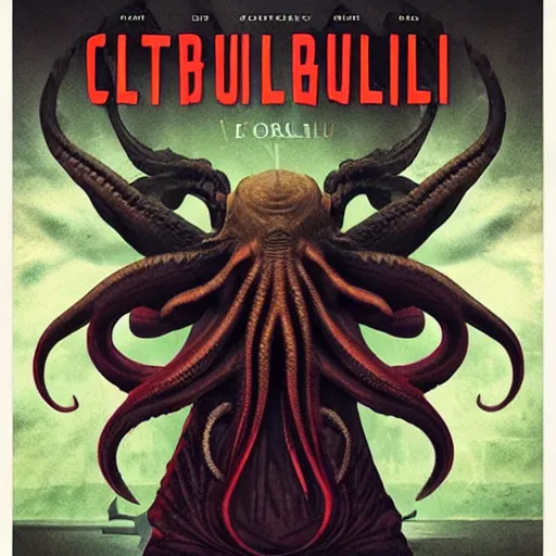 Prompt: Cthulhu netflix series poster