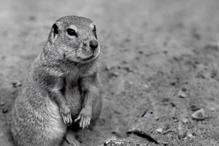 Image similar to obese prairie dog in ww 2