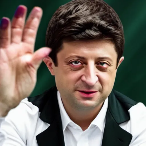 Image similar to Zelenskiy as Tony Montana