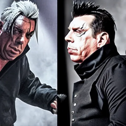 Prompt: Till Lindemann looks like Naruto