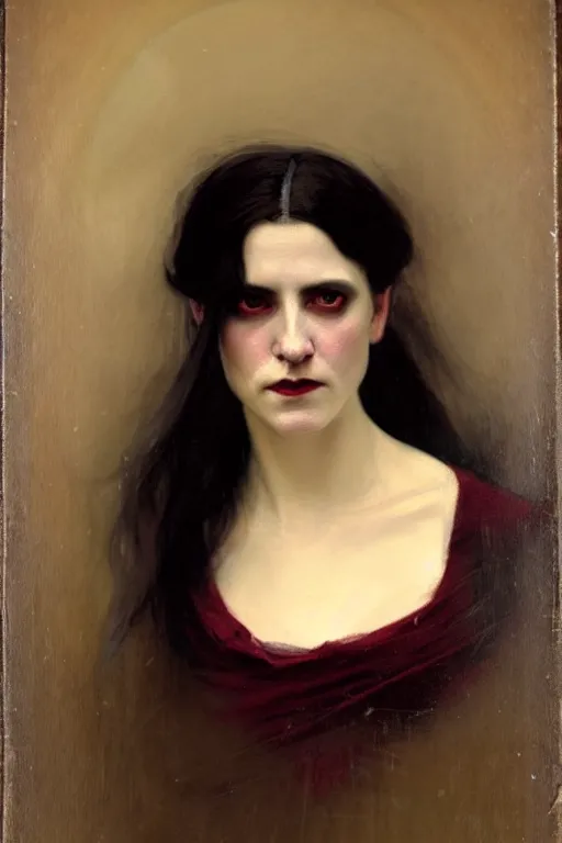 Image similar to ( ( ( ( ( ( ( ( ( ( ( victorian genre painting vampire portrait ) ) ) ) ) ) ) ) ) ) ) painted by solomon joseph solomon and richard schmid and jeremy lipking!!!!!!!!!!!!!!!!!!!!!!!!!!!!