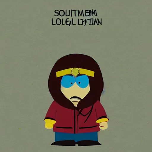 Image similar to southpark loki