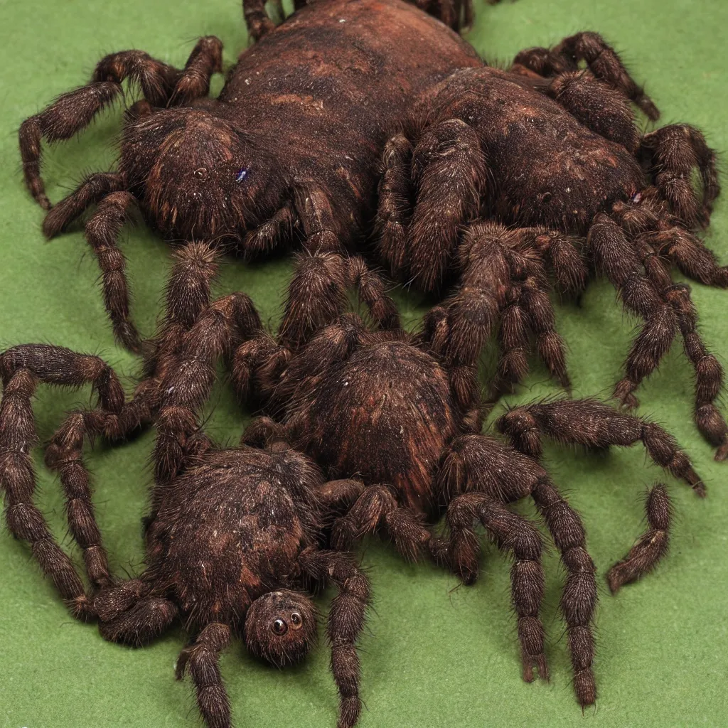 Prompt: Necromorph, tarantulas