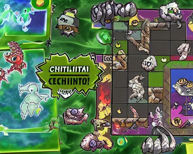 Image similar to Cthulhu in the Pokémon games. Capturing Cthulhu. RPG pet simulator.